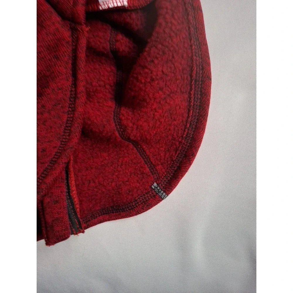 Cyeollo‎ XL Dog Fleece Jacket  Red  Winter Coat Reflective Zipper D-Ring Med